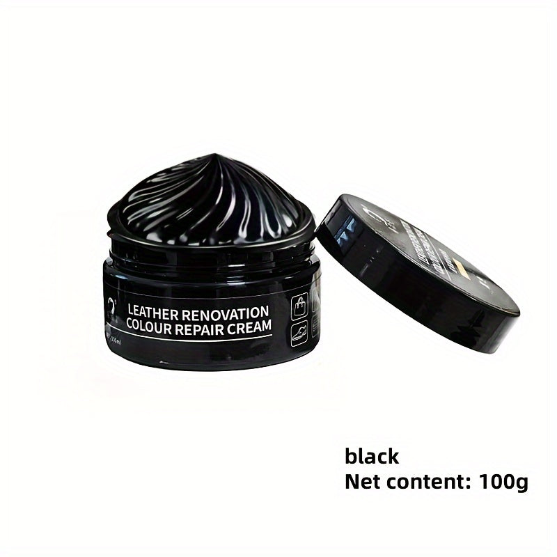 Crema de reparación falsa negra para asientos de coche, volantes, sofás y zapatos