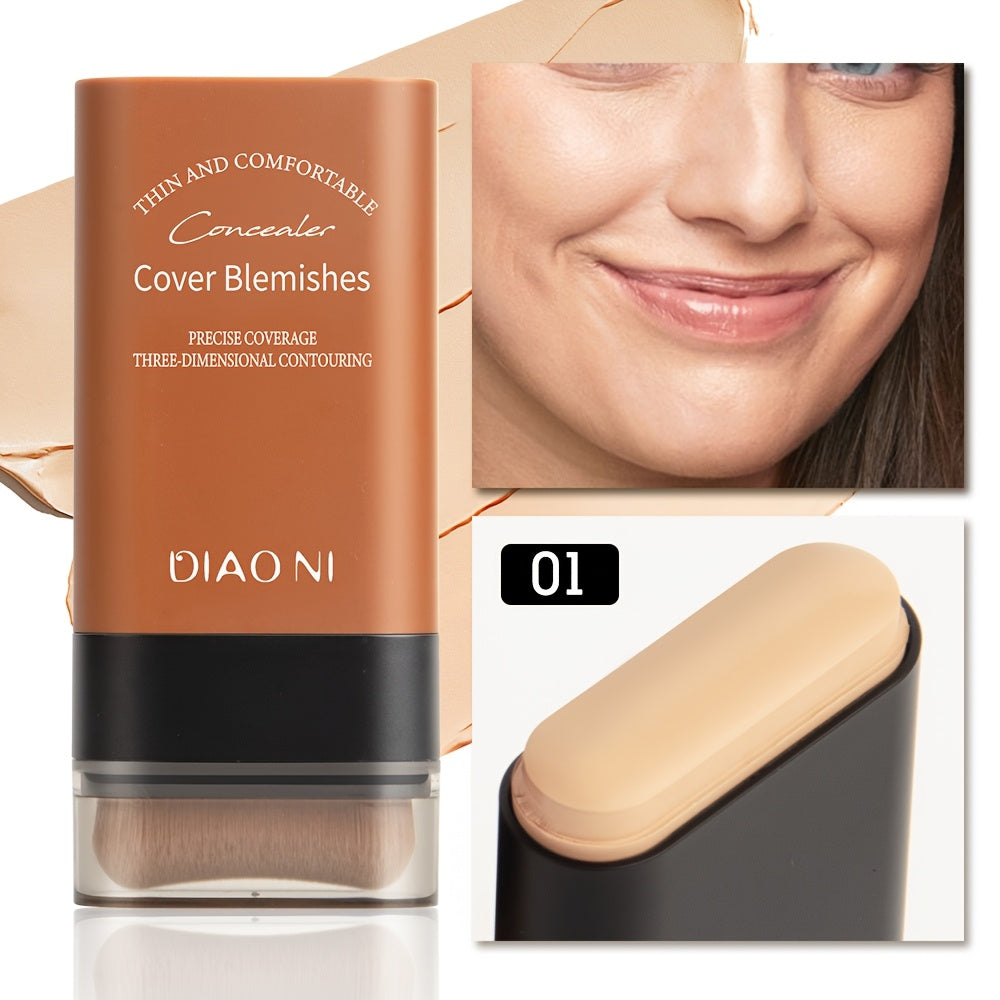 Women's Hydrating Matte Foundation Stick with Brush Squalane Enriched