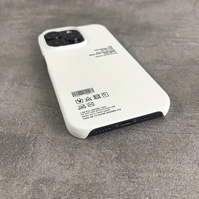 Чехол-крышка для Apple iPhone 15 Pro Max, жесткий корпус, полукрышка, теплоотвод, однотонный цвет, белый