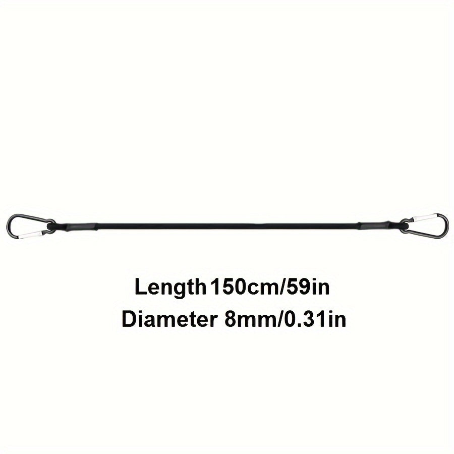 8mm Elastik Bungee Kordlar, Avtomobil Yig'ish uchun Qo'nqog'lar bilan, Yuklarni Mahkam bog'lash