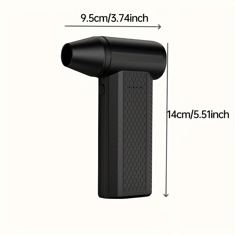 Portable Rechargeable Electric Fan with High-Speed Jet Air Blaster 8000mAh Battery for Camping and Outdoor Activities