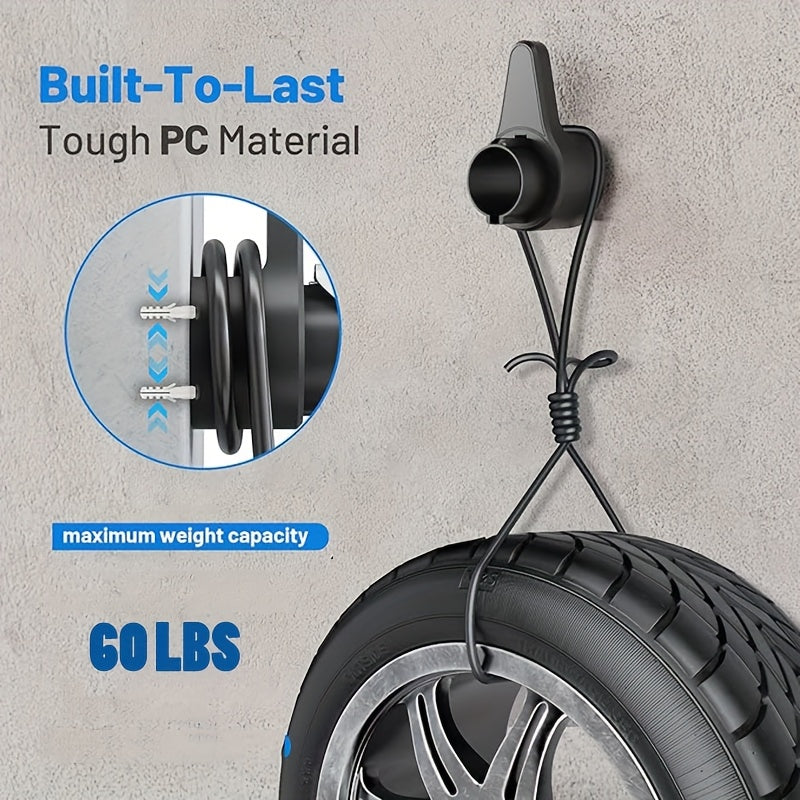 Soporte de pared para cable de carga EV para J1772, organizador de cables, gancho de pared