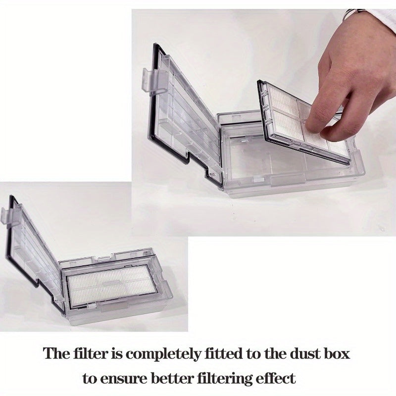 Roborock S7 seriyangizning havo sifatini va ishlashini ushbu 4 ta yuviladigan HEPA filtrlar to'plami bilan yaxshilang. S7, S7 Maxv, S7 Maxv Ultra va S7 Pro Ultra robot tozalagichlari bilan mos keladi.