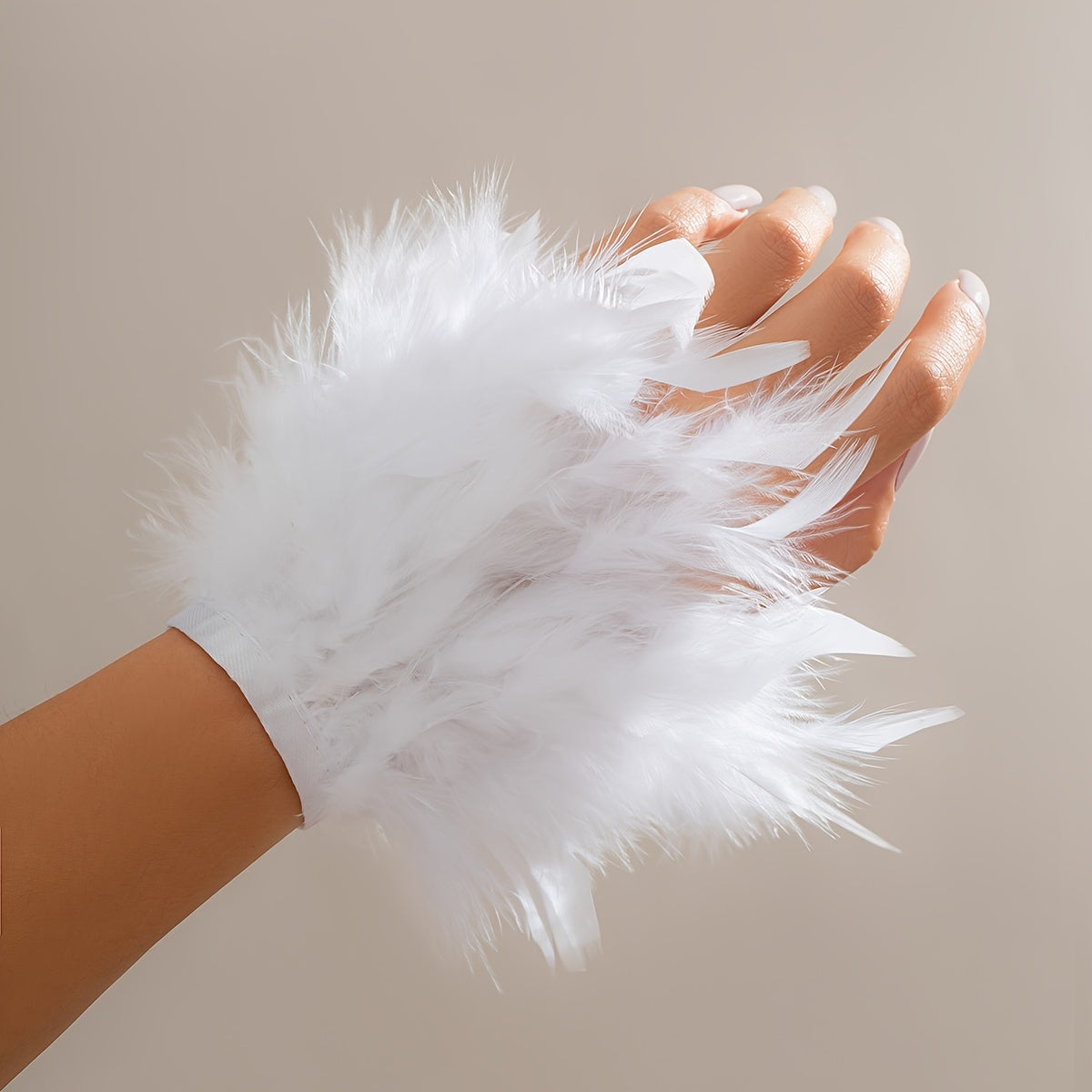 1 dona Oq/Rangli/Qora To'qimachilik Glamur Qo'l Bilaguzuk Boho Uslubidagi Partiyalar va Promlar uchun.