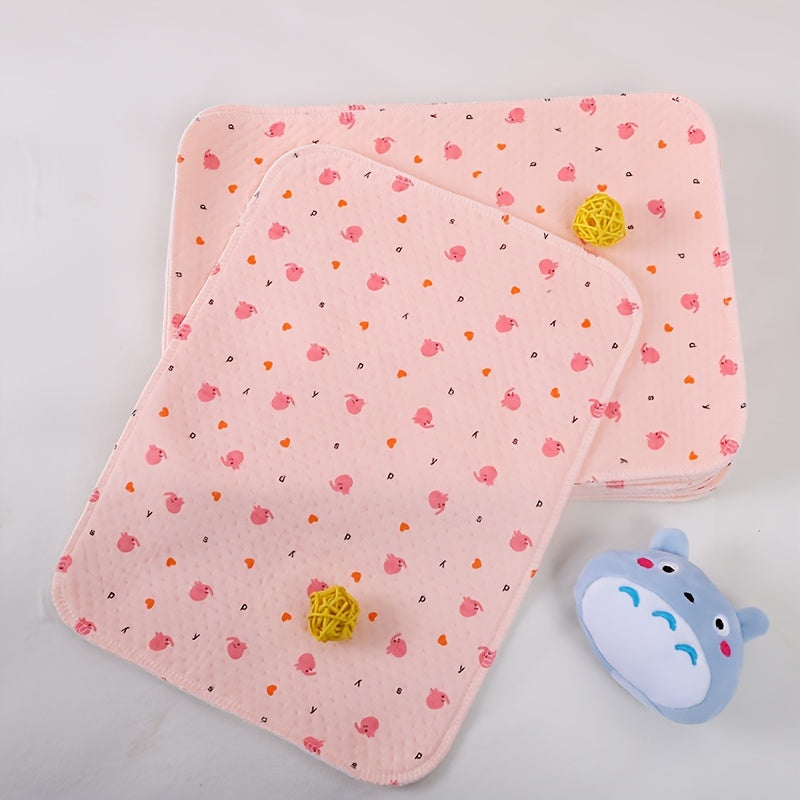 Almohadilla lavable e impermeable para cambio de pañales de algodón 35x45cm a prueba de fugas y transpirable para bebés