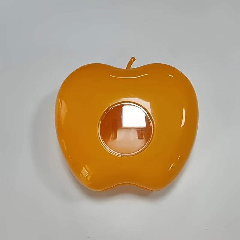 Organizador de almacenamiento en forma de manzana para pared para cocina y baño