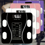 Smart Body Weight and Temperature Scale App-Controlled Battery-Powered with Multi-Unit Conversion