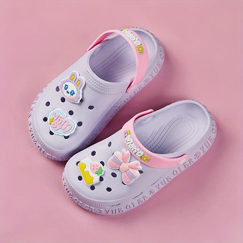 Girls' Cartoon Clogs EVA Slip-On Summer Indoor Outdoor Kids' Shoes