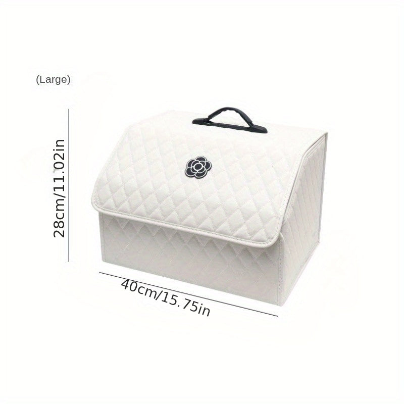 Caja organizadora para maletero de coche, almacenamiento multifuncional, accesorios para el interior