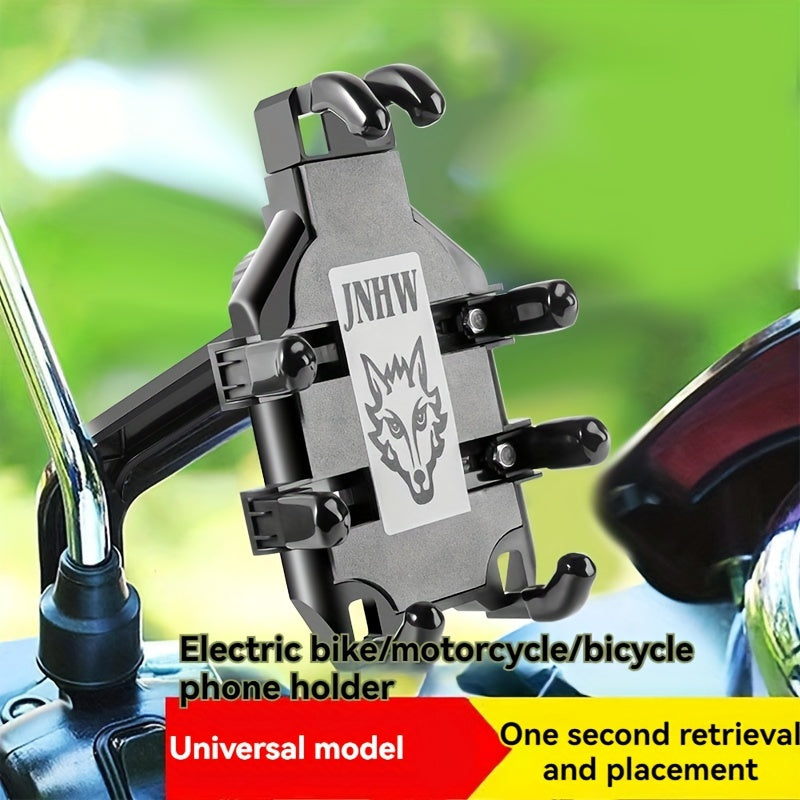 Motorcycle Phone Holder Shockproof Bicycle Mount Rotatable Vehicle Phone Carrier