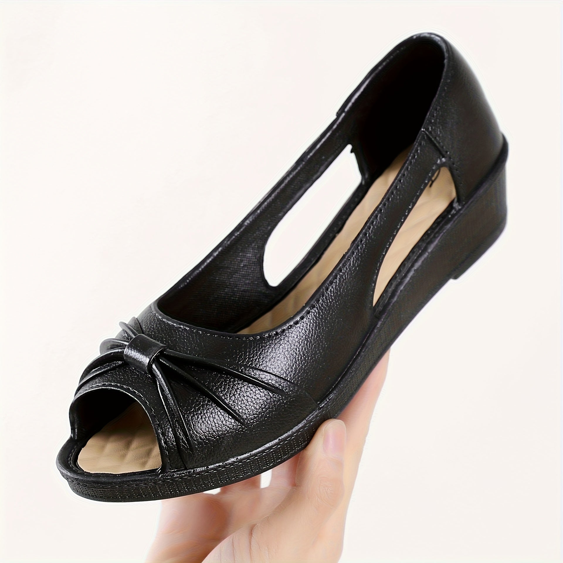 Women’s Lightweight EVA Peep-Toe Flat Sandals for Summer Beach Casual