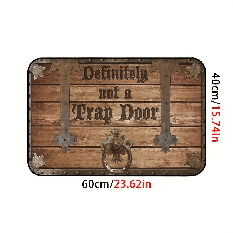 Non-Slip Polyester Door Mat - Easy Clean, Durable, 39.88cm x 59.69cm