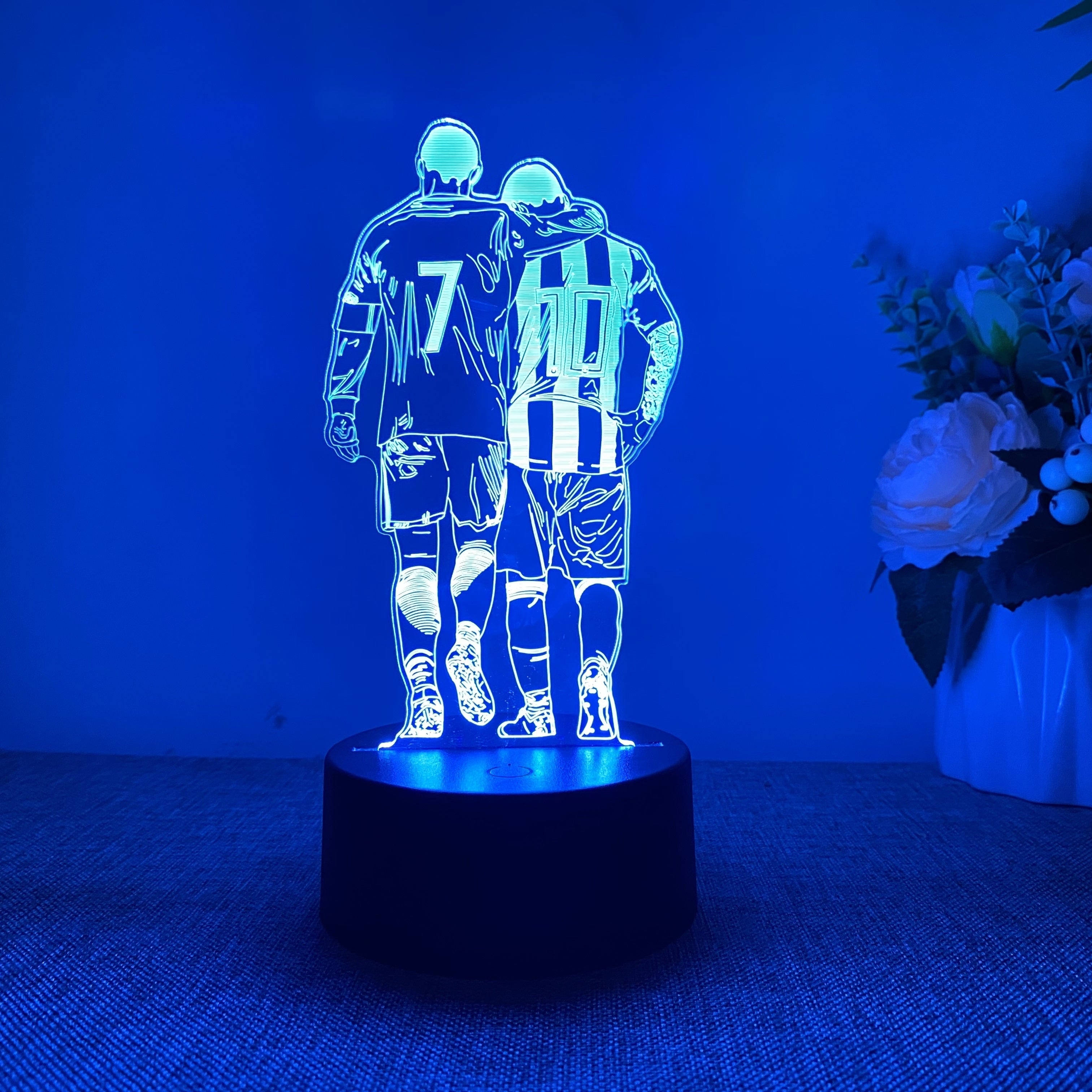 3D Football Night Light for Fans Kids and Adults Decorative LED Gift