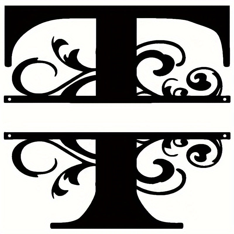 Personalized Metal Family Name Sign Wall Art for Front Entrance or Housewarming Gift