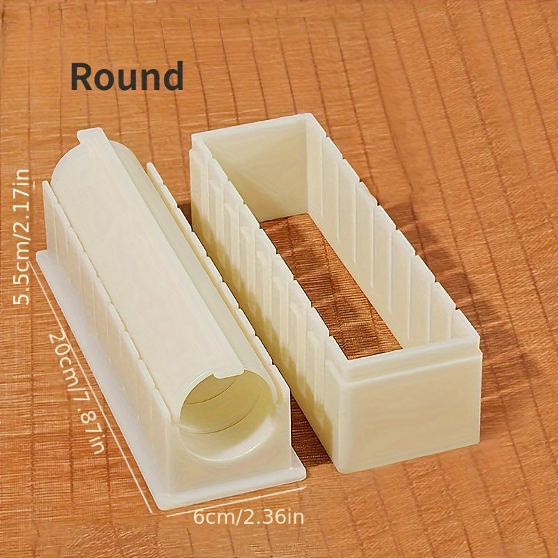 Multi-Shape Sushi Mold Set for Making Rice and Vegetable Rolls