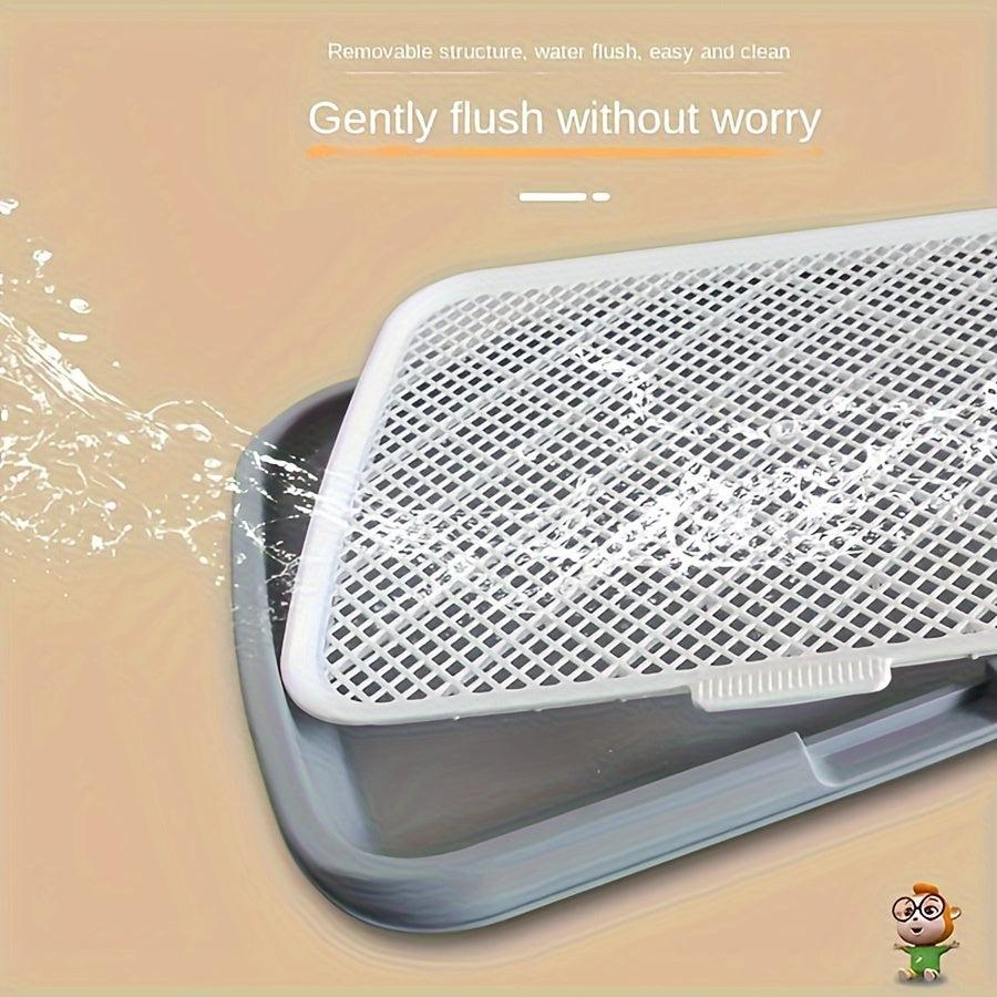 Inodoro para perros de razas pequeñas y medianas, a prueba de fugas, fácil de limpiar, material PC