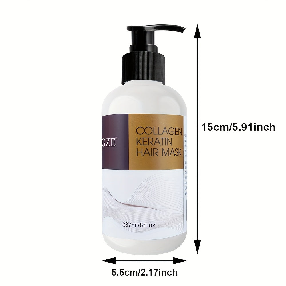 Keratin Hair Mask for Dry Hair with Argan Coconut Shea Butter Deep Conditioning