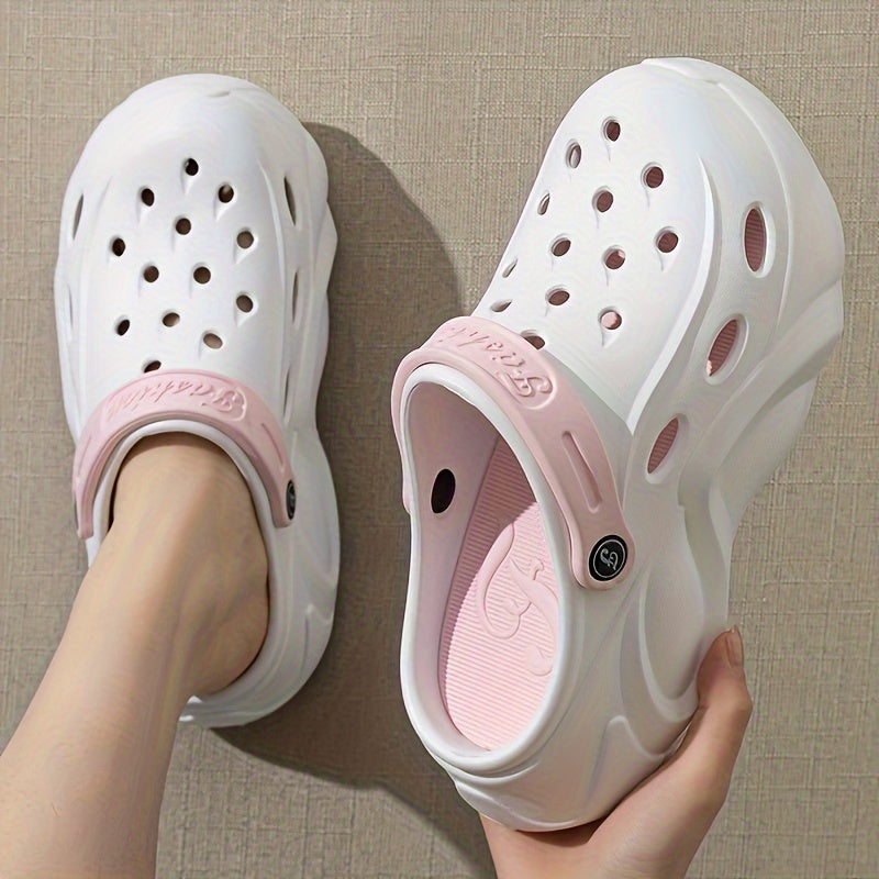 Women's Breathable Summer EVA Clogs Solid Color Closed Toe Casual Shoes