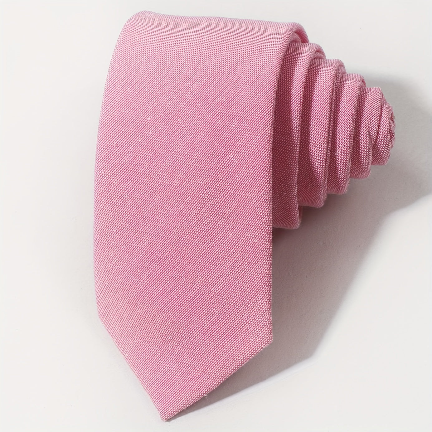 Men's Fashion Tie with Plaid and Solid Colors Encrypted Line Pattern