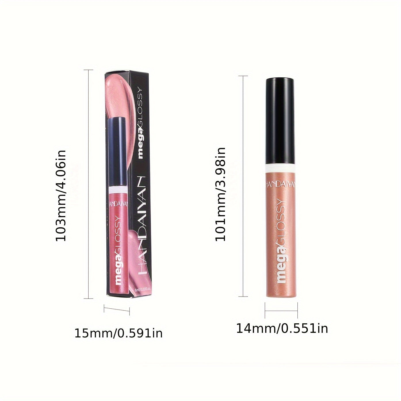 Women Shine Lip Gloss 8 Colors Long-Lasting Moisturizing Sparkling Lipstick