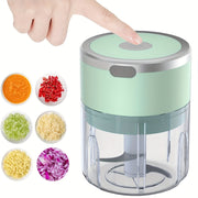 8.45oz Elektr mini sarimso'p maydalagich USB qayta zaryadlanadigan 1200 RPM Kichkina bardoshli