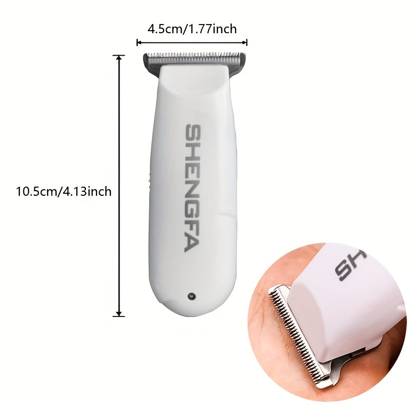 Compact portable electric hair clipper for men long battery life USB rechargeable includes 3 combs