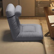 Foldable Lazy Sofa Chair for Bay Windows and Bedside Lounging in Tatami Style