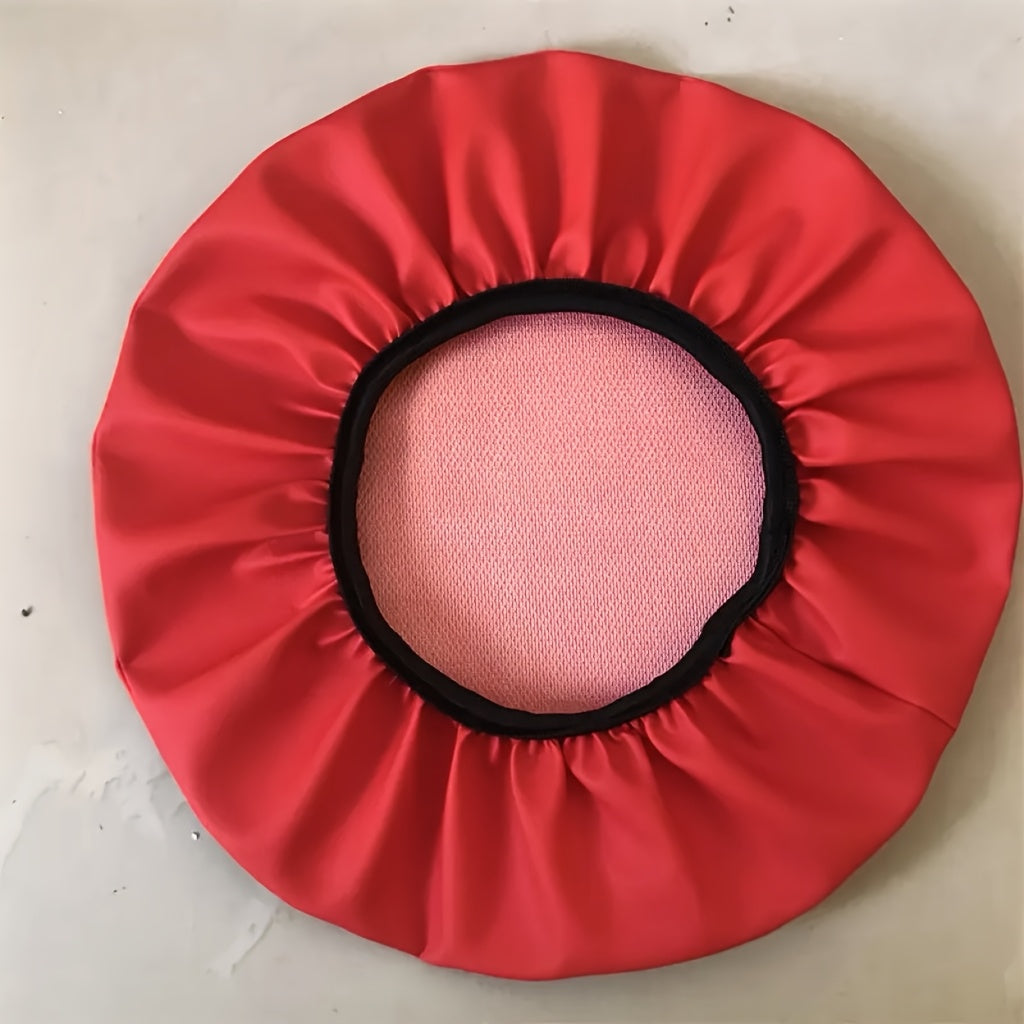 Накладка из искусственной кожи для барных стульев, водонепроницаемая и эластичная, изготовлена из профессионального PU-материала. Подходит для работников красоты с обычными прическами.