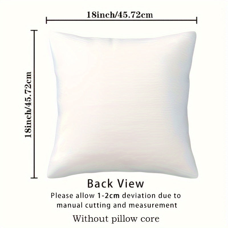 Cute Man Pattern Sofa Cushion Cover 45.72cm Decorative Pillowcase for Living Room