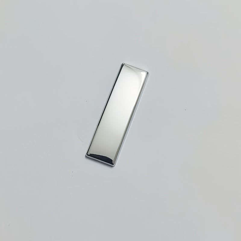 Moslashtiriladigan Kumush 3D Metall Avtomobil Emblemasi Katta Harf Raqami Zink Alloy Tashqi