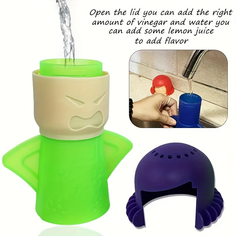 1 dona "Angry Mama" mikroto'lqinli pech va pech uchun bug' tozalagich - oddiy oshxona jihozlarini tozalash vositasi, shuningdek, muzlatgichlarni xavfsiz tozalash uchun ham ishlatilishi mumkin - yorqin ranglarda mavjud (ko'k, yashil, binafsha, sariq)