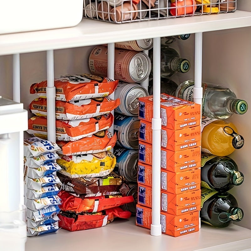 Adjustable Cast Iron Spring Tension Rod for Closet and Bathroom Storage