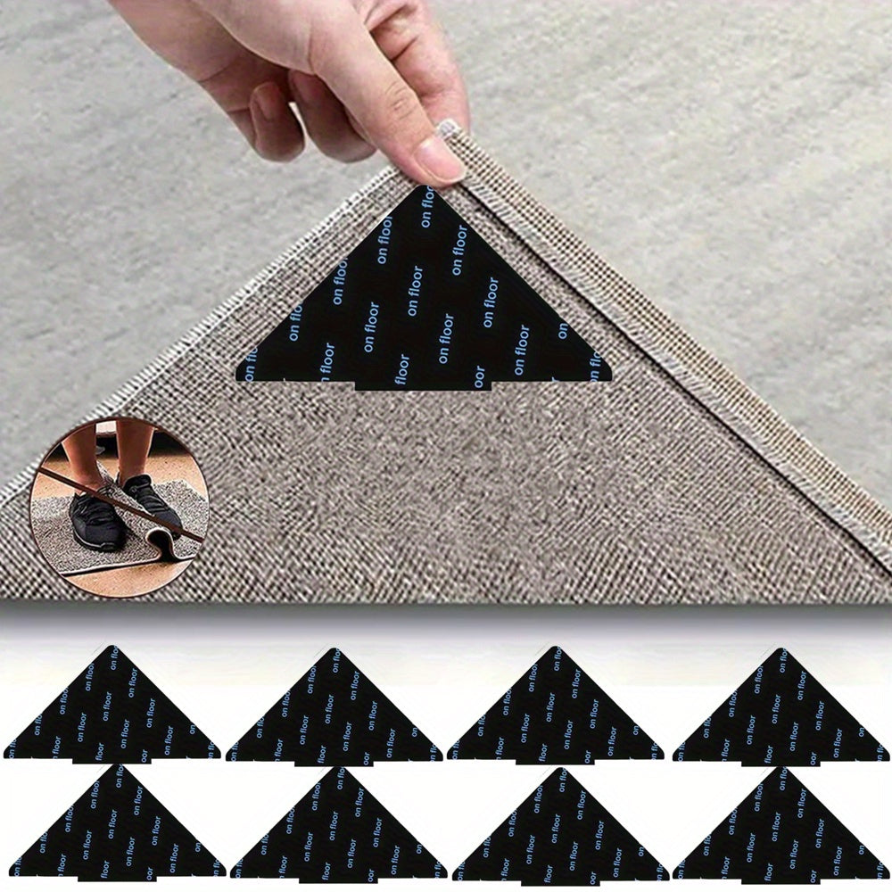 Carpet Non-slip Stickers Set of 6 14 28 Washable Anti Curling Rug Tape Pads