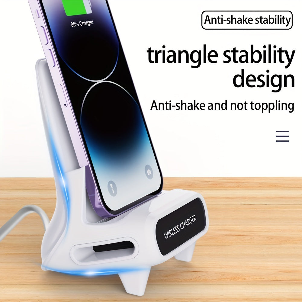 Wireless Charging Phone Holder Magnetic Fast Charging Cooling ABS Material Non-Waterproof