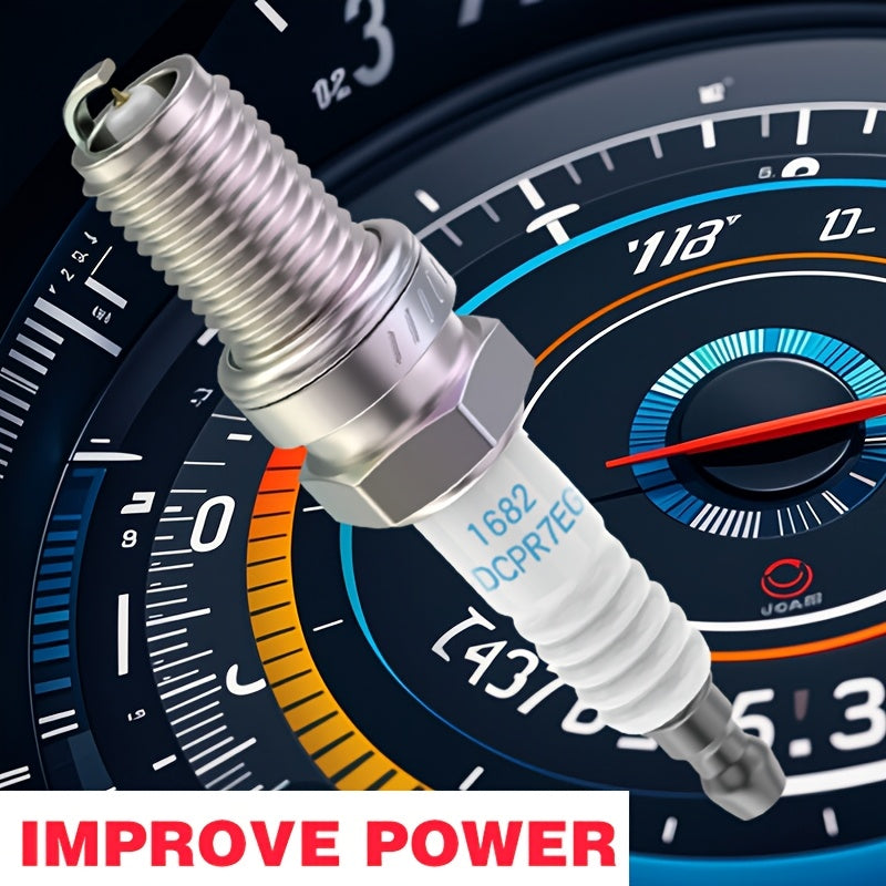 Gold Iridium Spark Plugs For Cars, High Performance, Compatible With Multiple Models