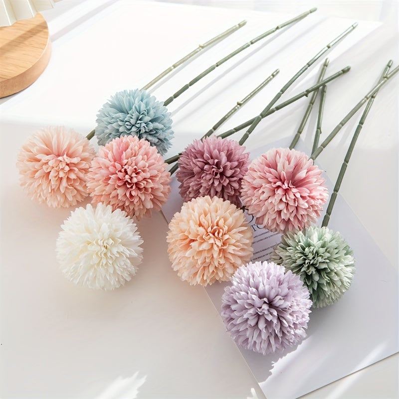 5pcs Artificial Dandelion Flower Bouquets for Wedding Party Home Decor