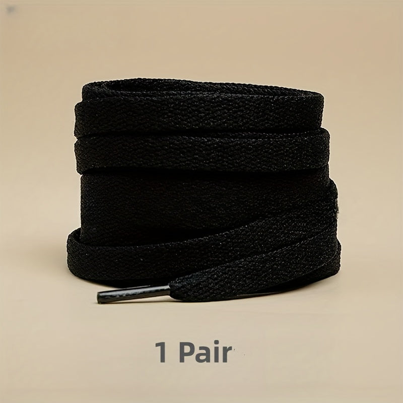 Unisex Canvas Flat Shoelaces Multi Color For Sneakers Sports Accessories