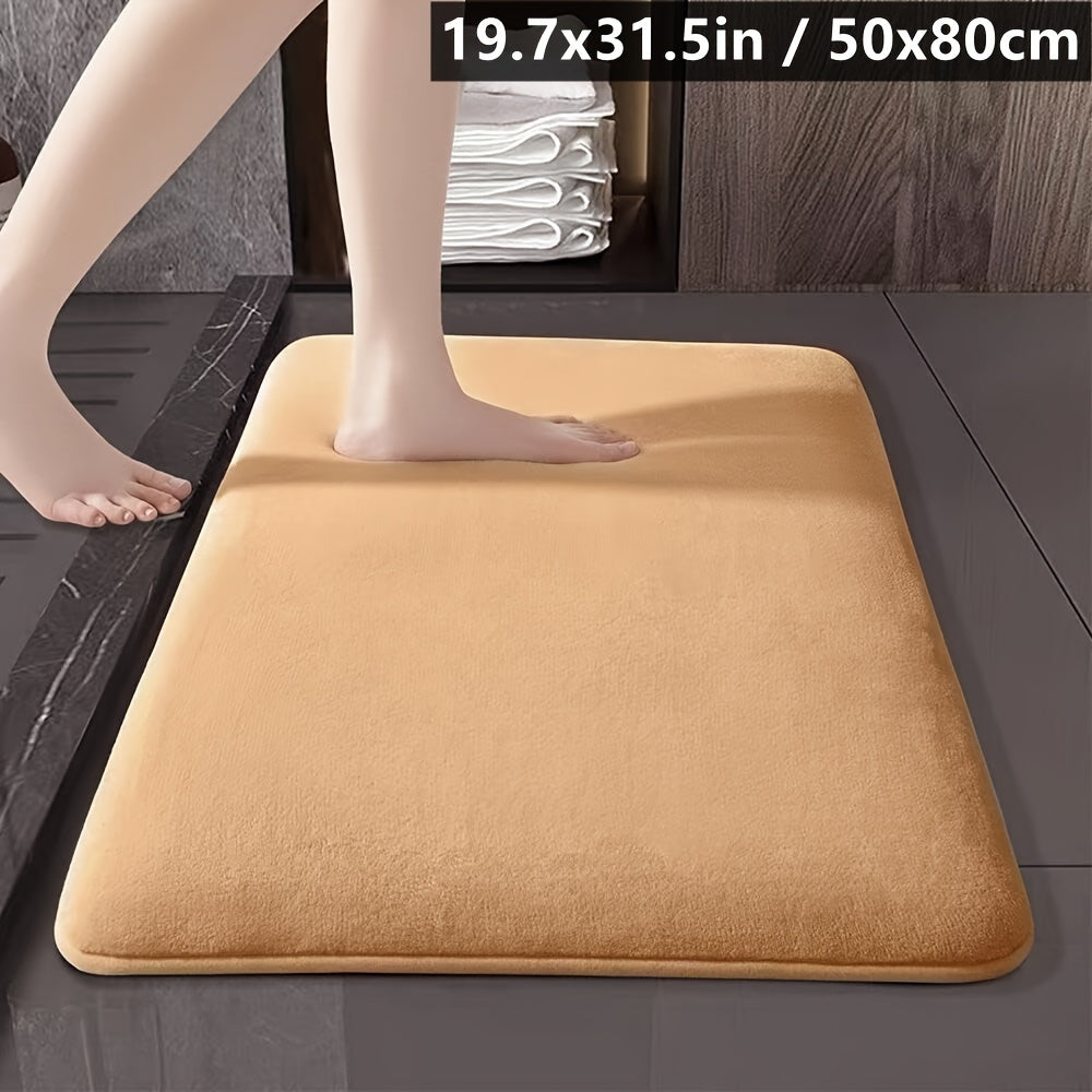 Alfombra absorbente antideslizante para baño, entrada de cocina, suave y cómoda, grande