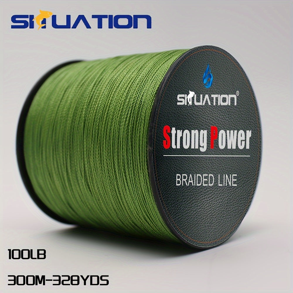 Ultra-Durable 499.87m PE Braided Fishing Line 4-Strand Anti-Abrasion Long Cast