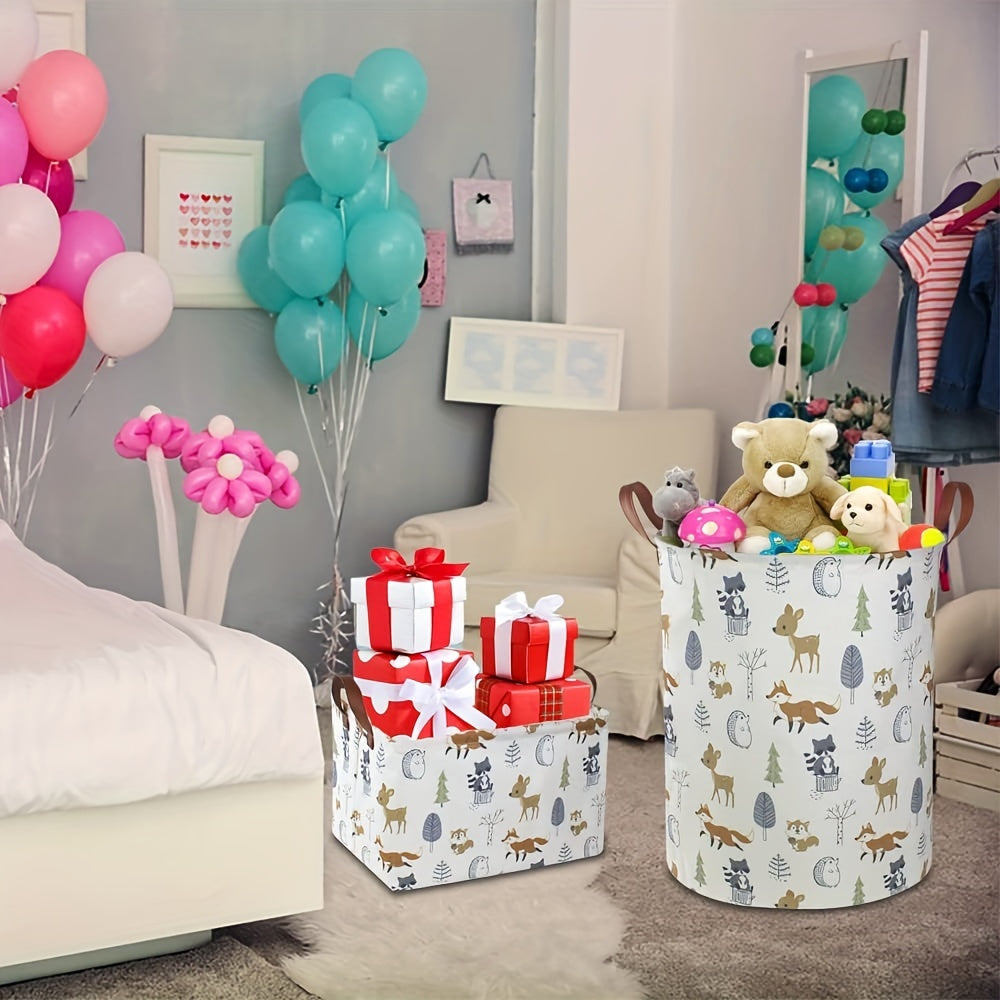 Yotoqxona uchun suv o'tkazmaydigan saqlash qutisi, bu kir yuvish savati kiyim saqlash, o'yinchoqlarni tartibga solish va xona bezatish uchun ham juda mos keladi.