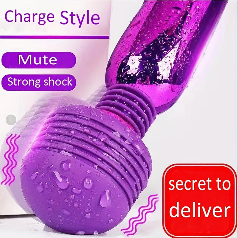 Men Women Silicone Vibrator Stick Clitoral Stimulator USB Rechargeable Massager