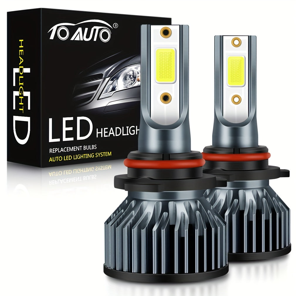2pcs H4 LED Headlight Bulbs 6000K 40W for Car Headlights Fog Lights
