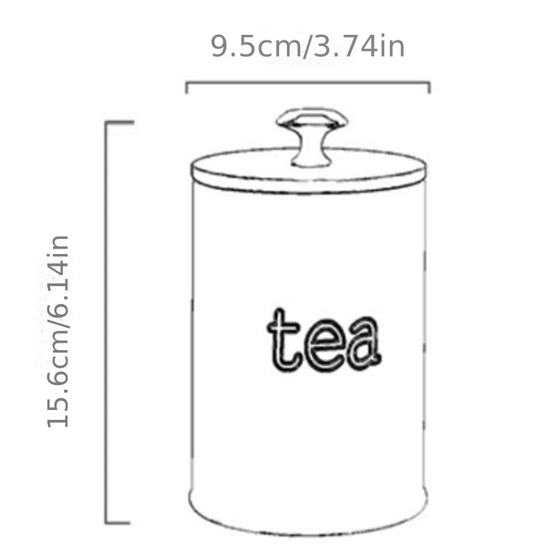 Juego de 3 frascos cuadrados de acero para utensilios de cocina, color té, café, azúcar