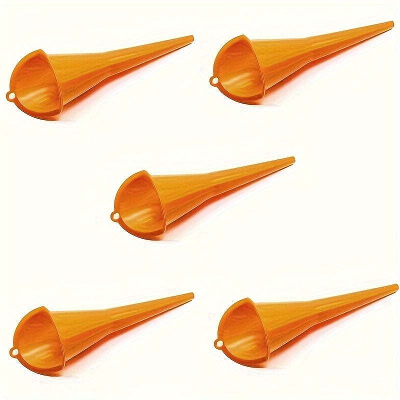 Mototsikl avtomobili uchun uzun og'izli funnel, plastmassa yonilg'i quyish uchun nozoli, suyuqlikning chiqib ketishini oldini oluvchi