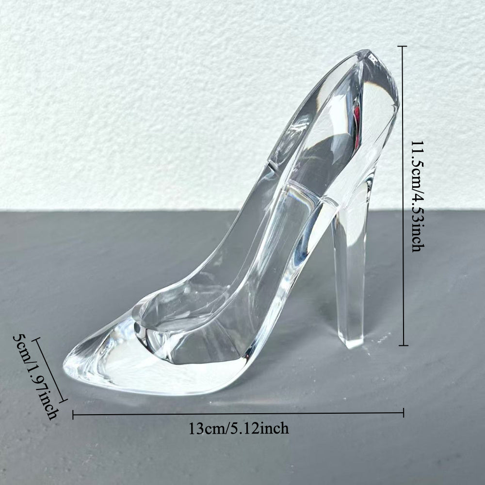 Women's Clear Acrylic High Heel Pumps for Wedding and Decor