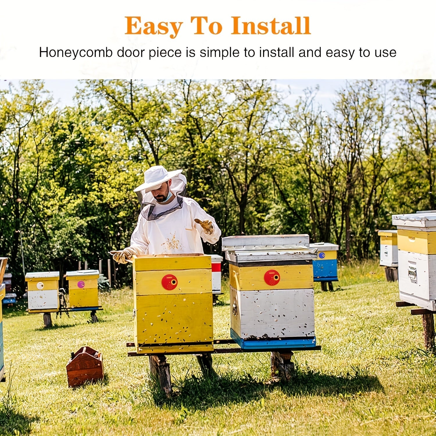 30 Plastic Bee Hive Entrance Gates for Nuc Boxes Swarm Traps and Hives