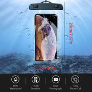 Водонепроницаемая сумка для мобильного телефона с веревкой, держатель на 8 дюймов, прозрачная пластиковая сушилка, шейный ремешок. Идеально подходит для спорта, активного отдыха и путешествий.