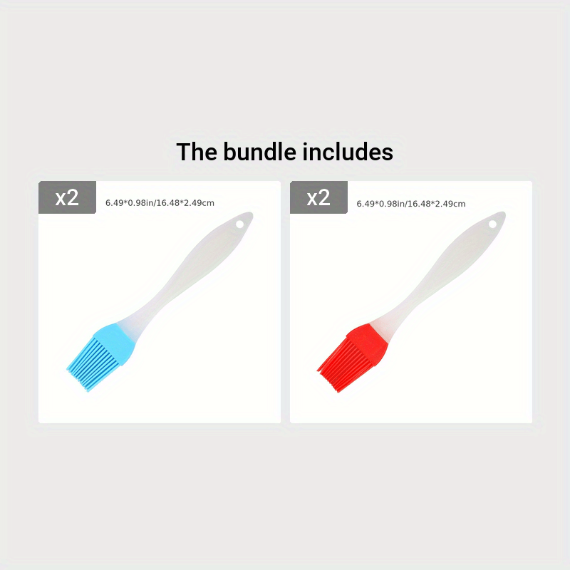 Oil Brush Baking Hair Brush for Pancakes High Temp Resistant Kitchen Supplies