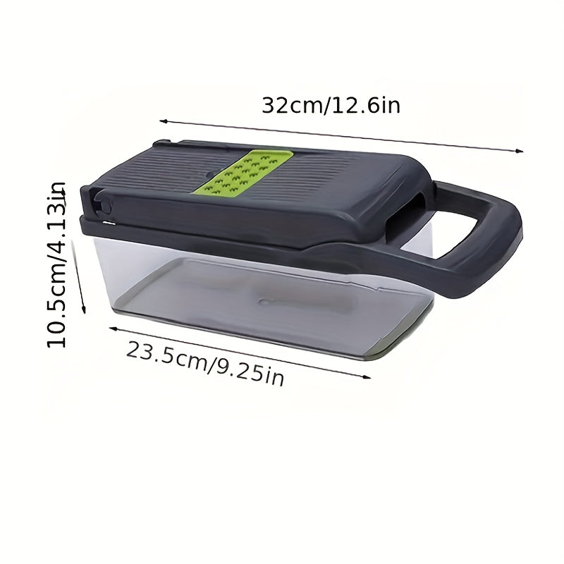 22-Piece Kitchen Gadget Set with Vegetable Chopper, Fruit Slicer, Grater, Peeler