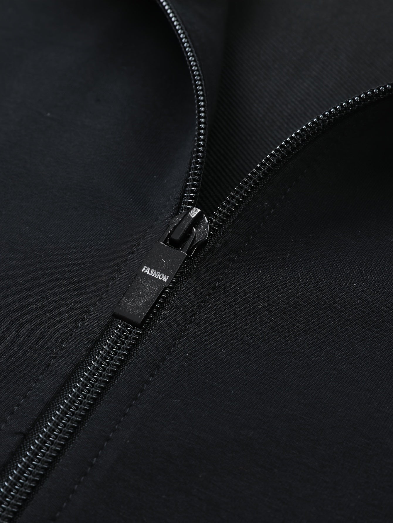 Men's Spring and Autumn Knitted Zipper Cardigan with Stand-up Collar Casual Sports Suit